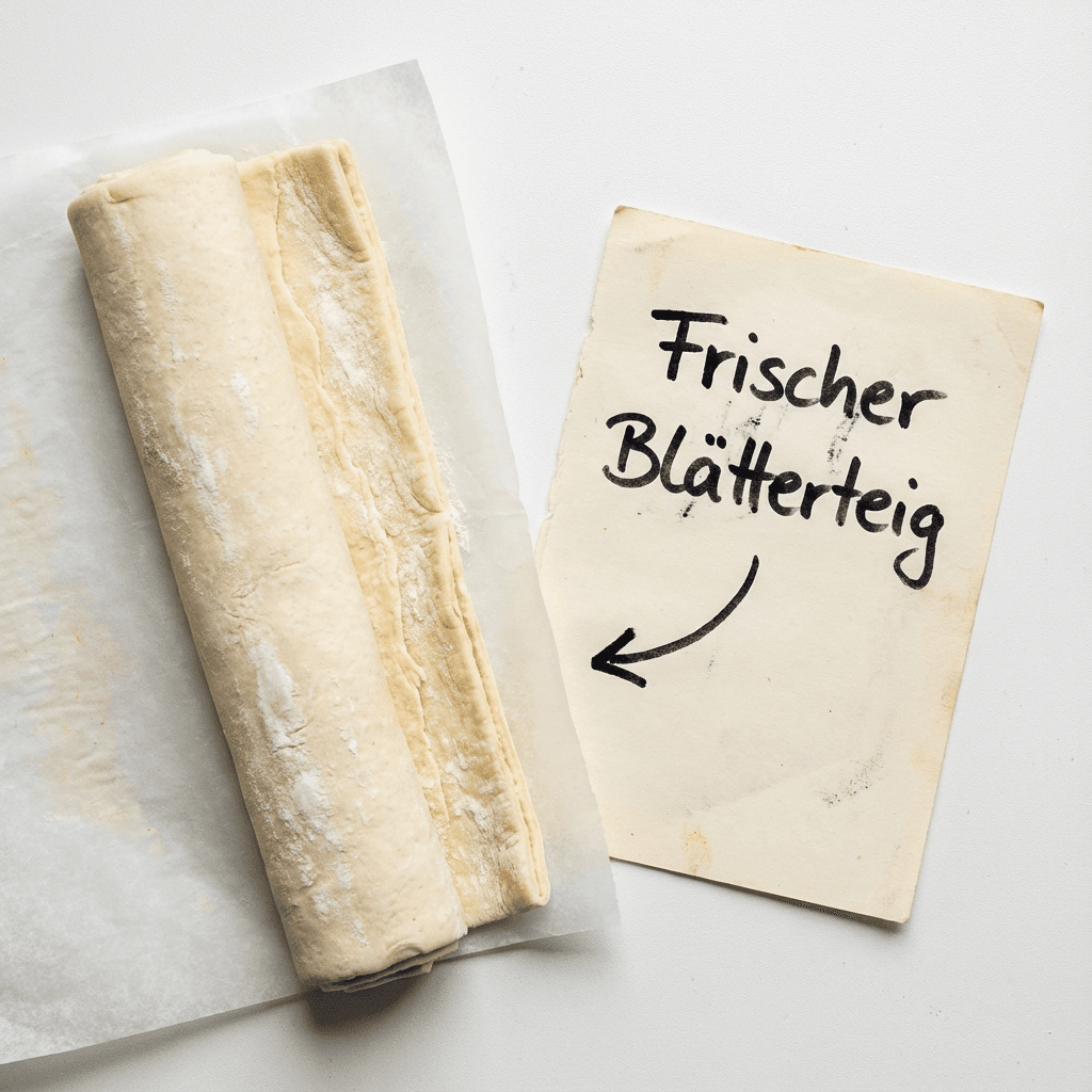 Frischer Blätterteig