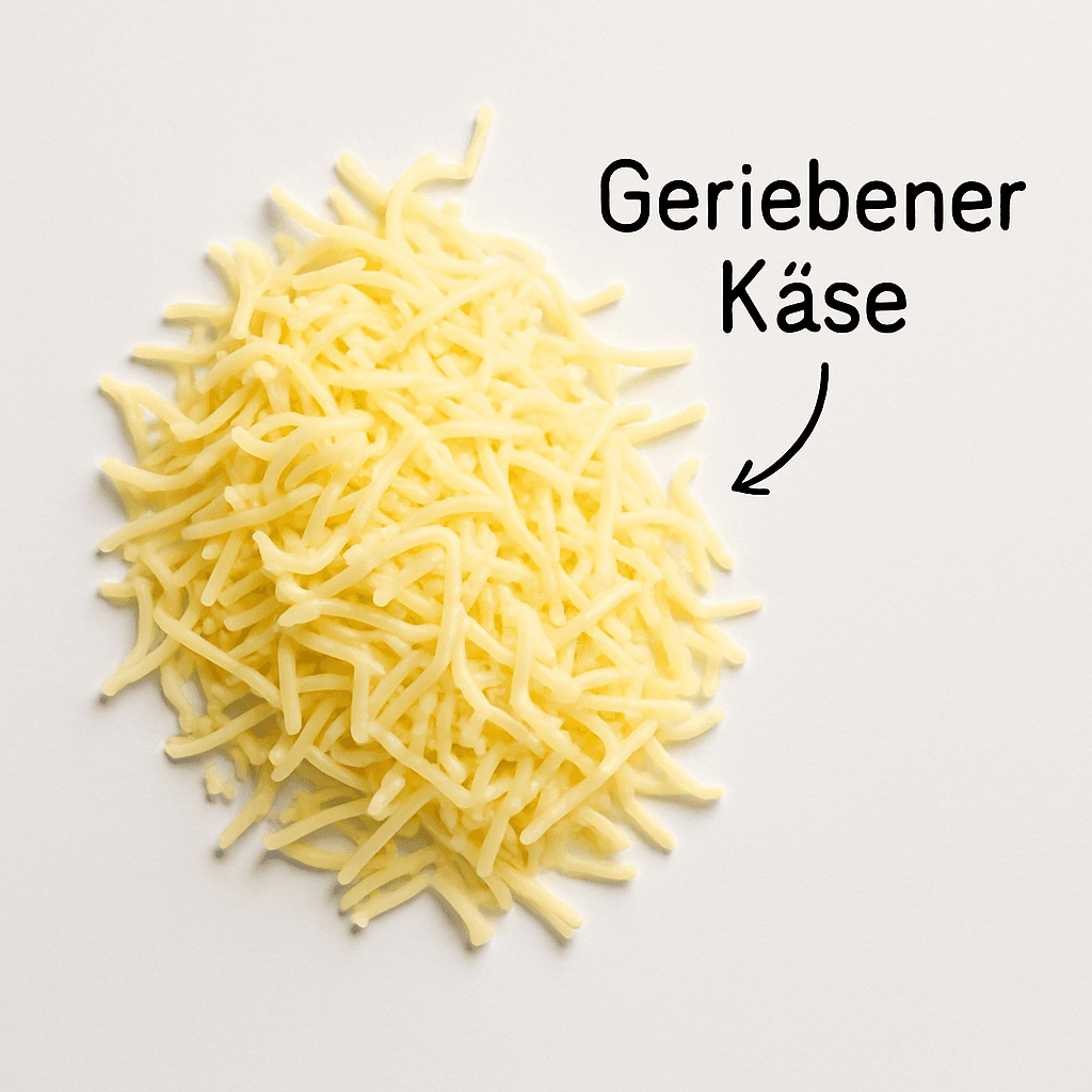 Geriebener Käse