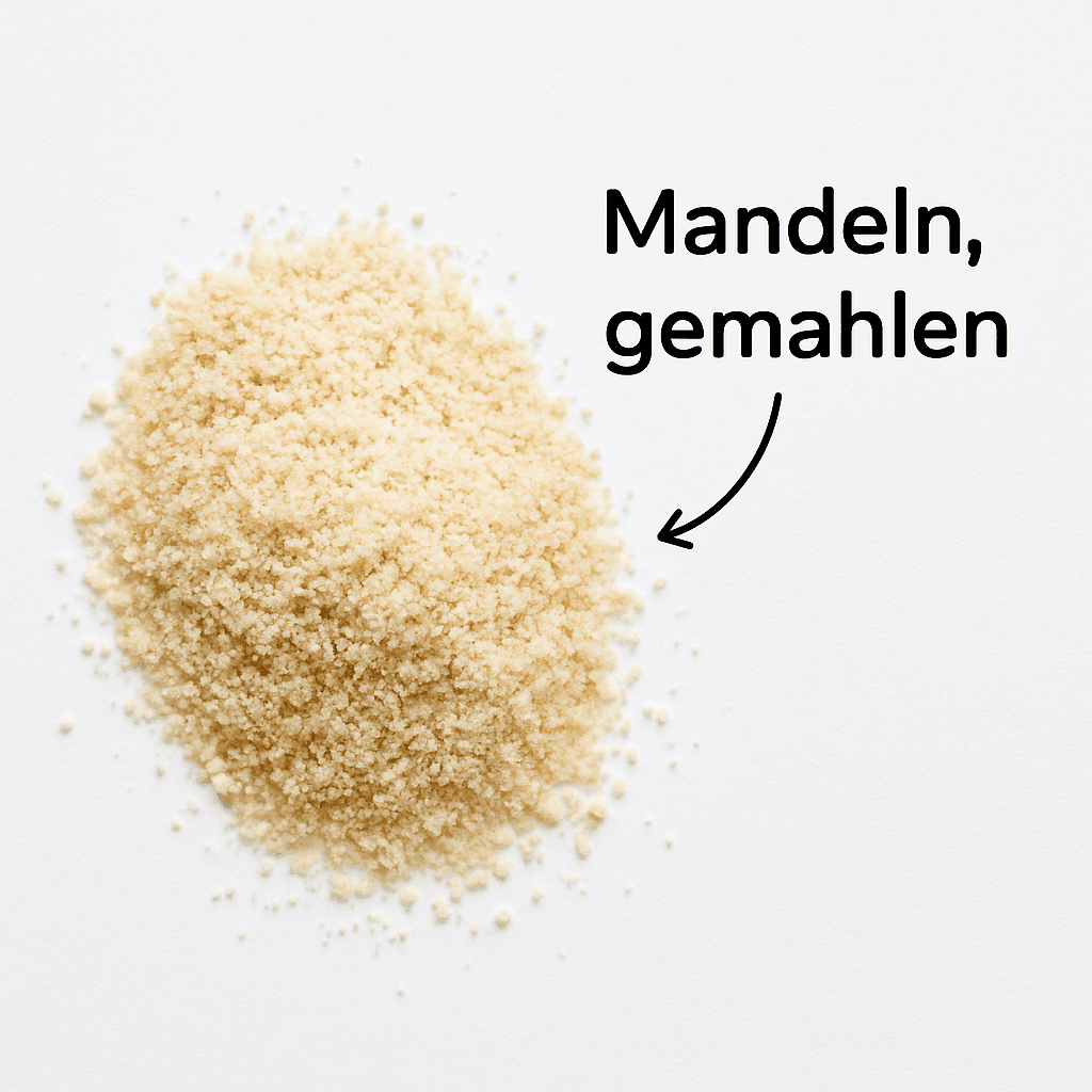 Mandeln, gemahlen
