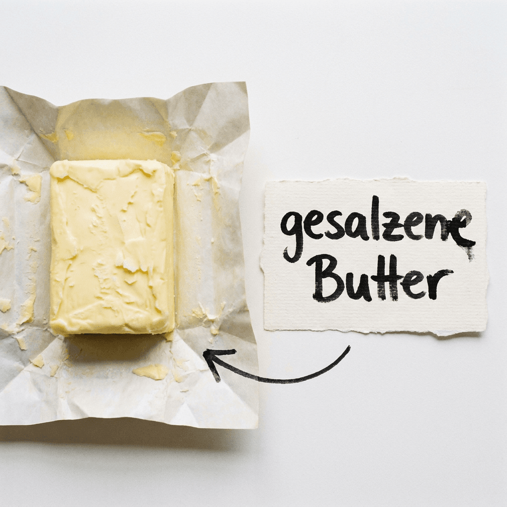 gesalzene Butter