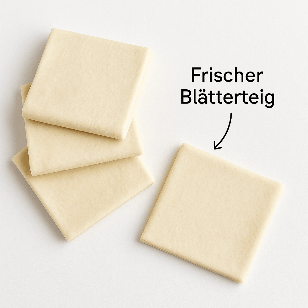 Frischer Blätterteig