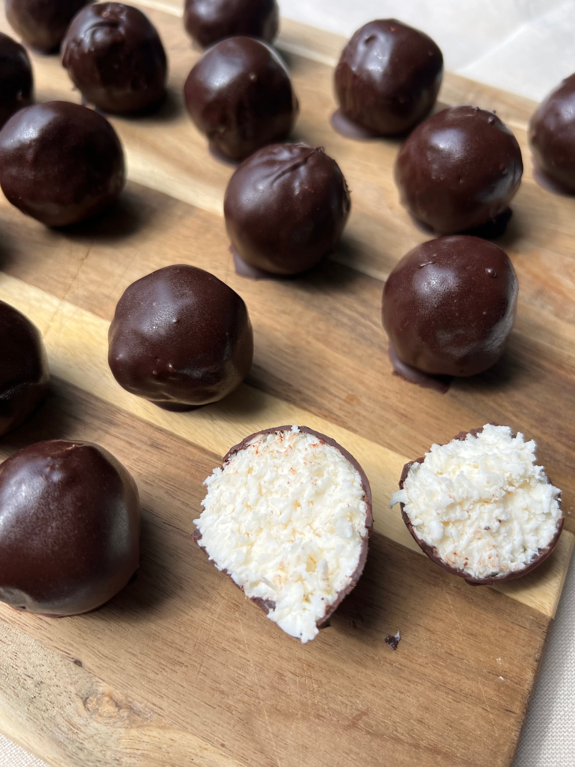 Gesünderes Bounty mit Ahornsirup - Rezeptbild