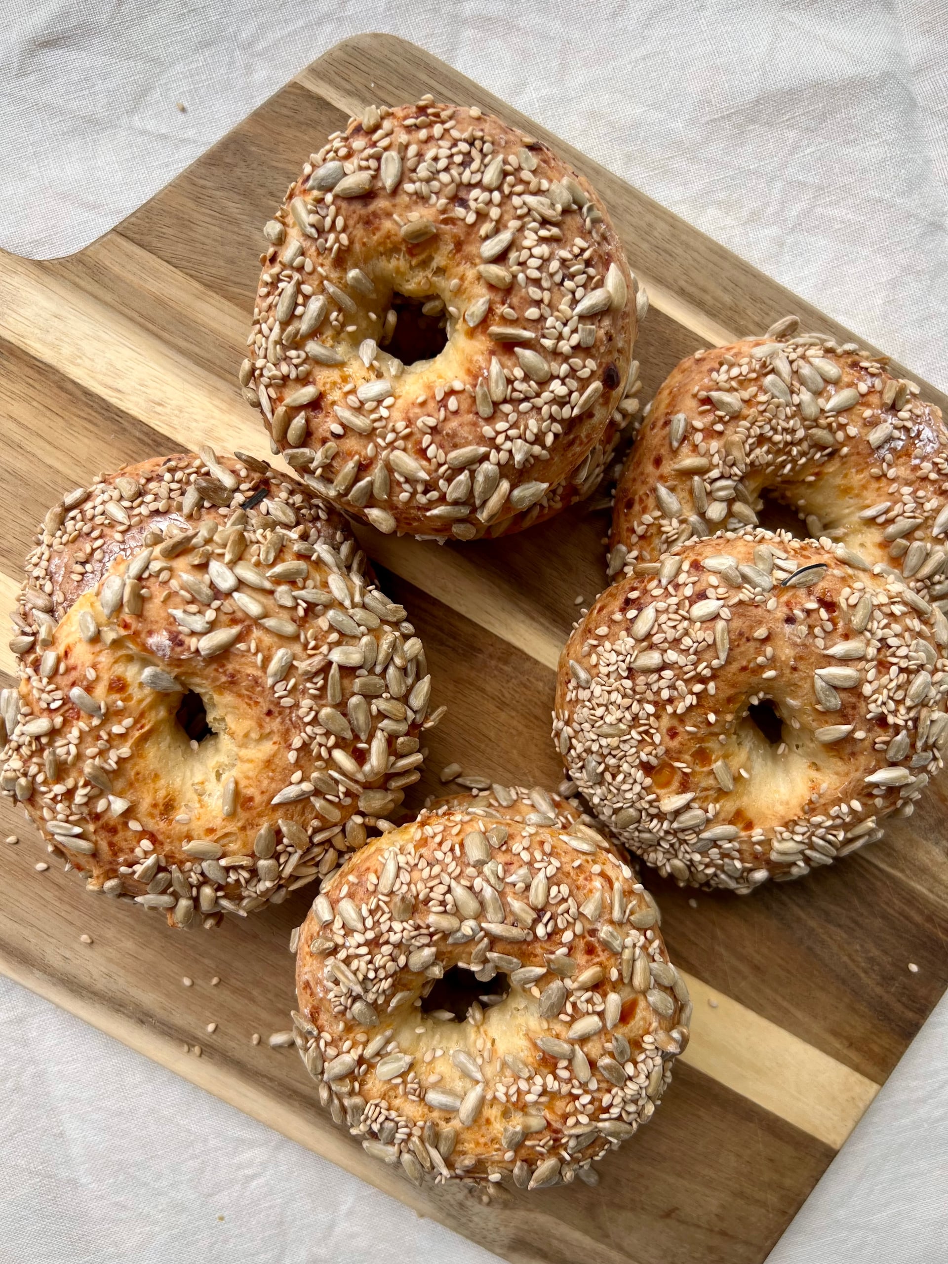 Hüttenkäse Bagels