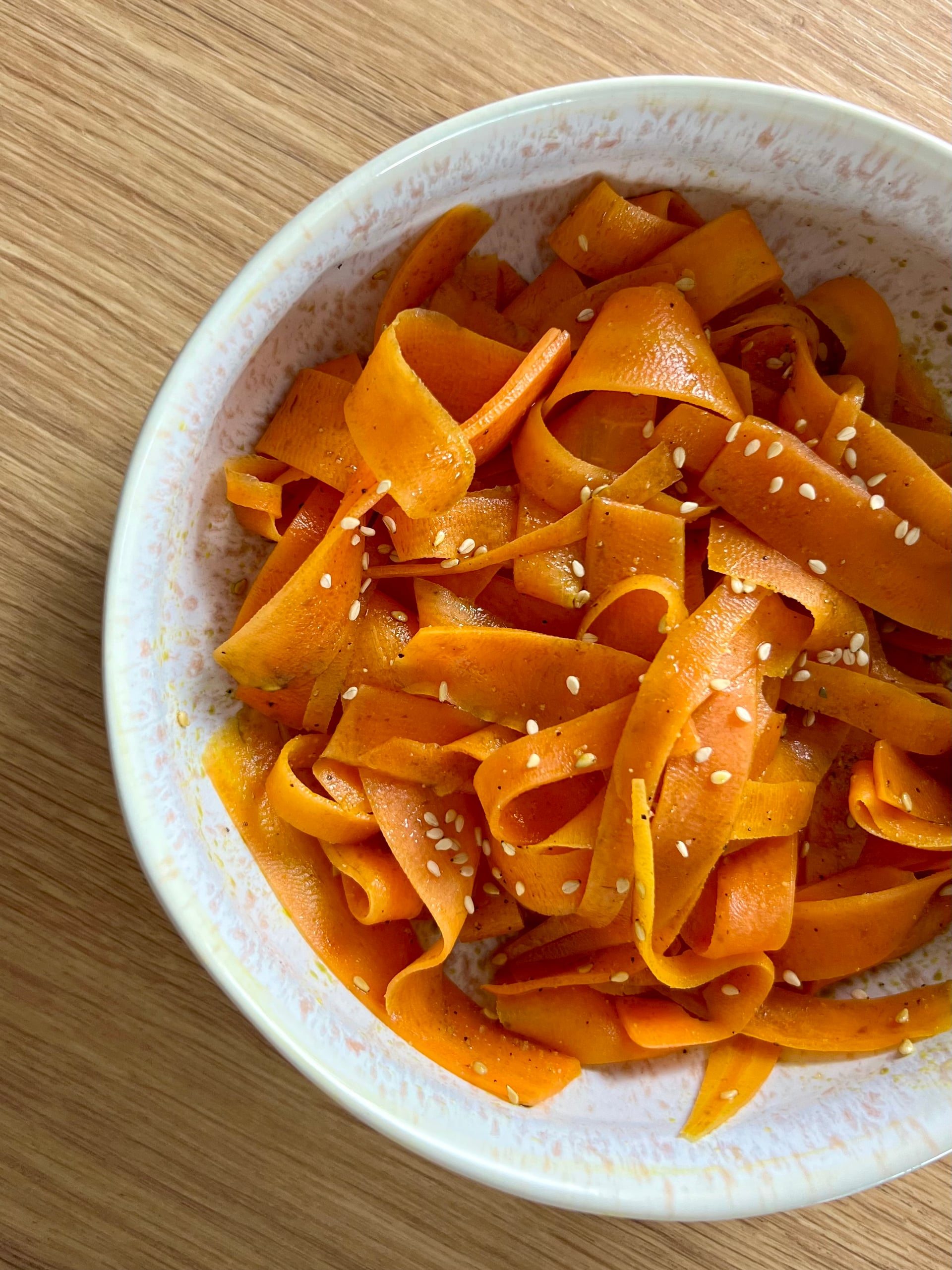 Karottensalat mit Kürbiskernöl - Rezeptbild