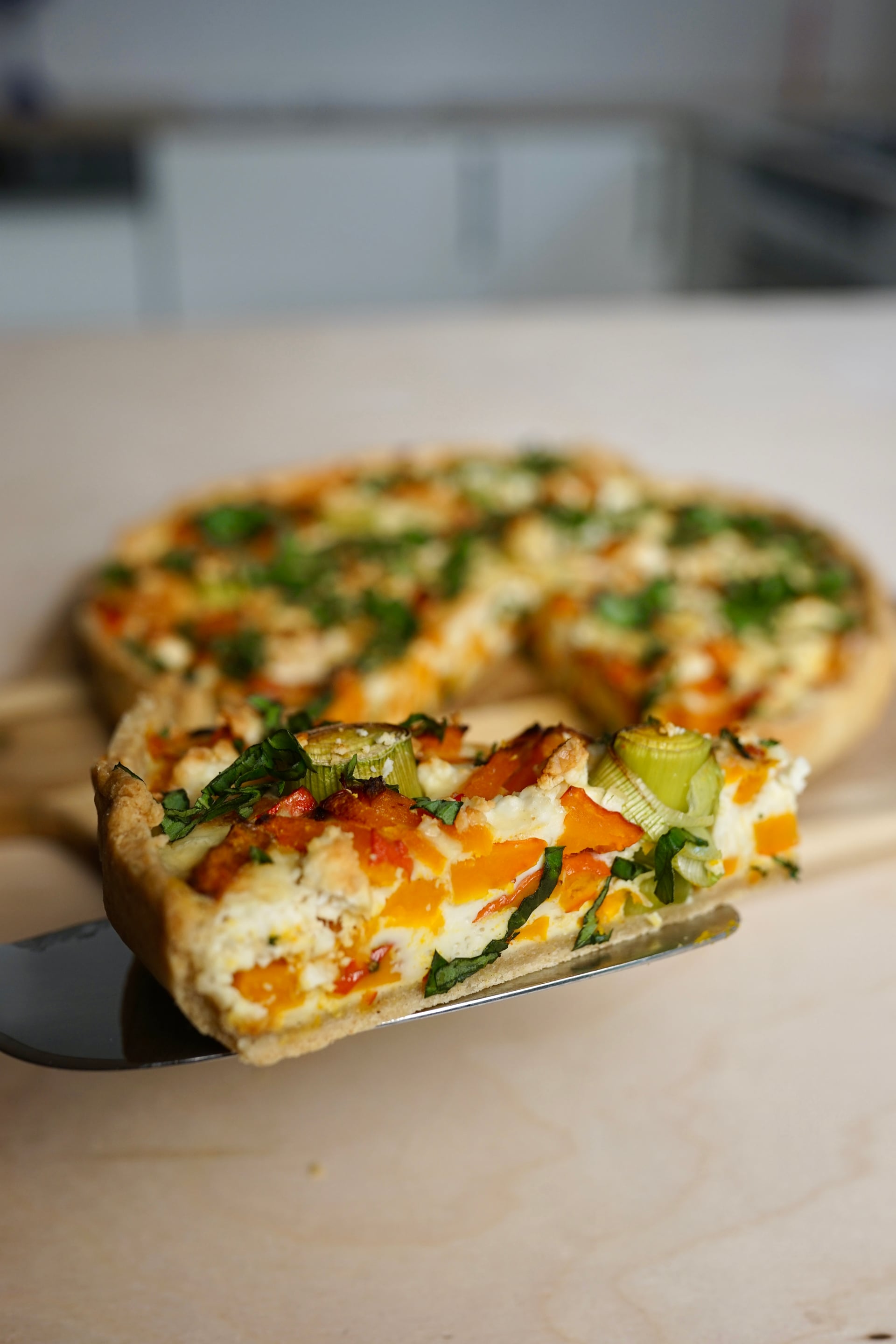 Kürbis-Lauch-Quiche - Rezeptbild