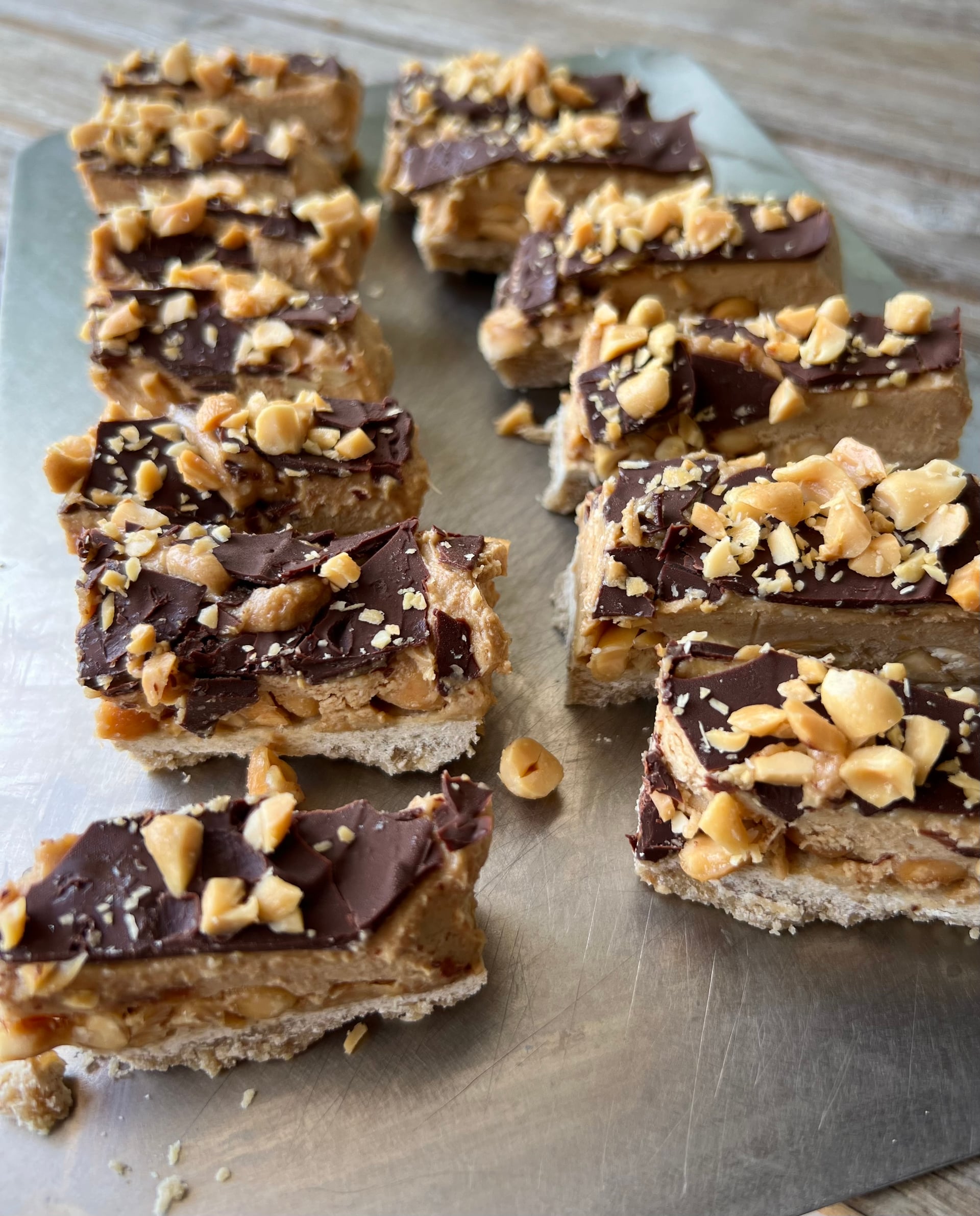 Vegane Snickers Eisriegel - Rezeptbild
