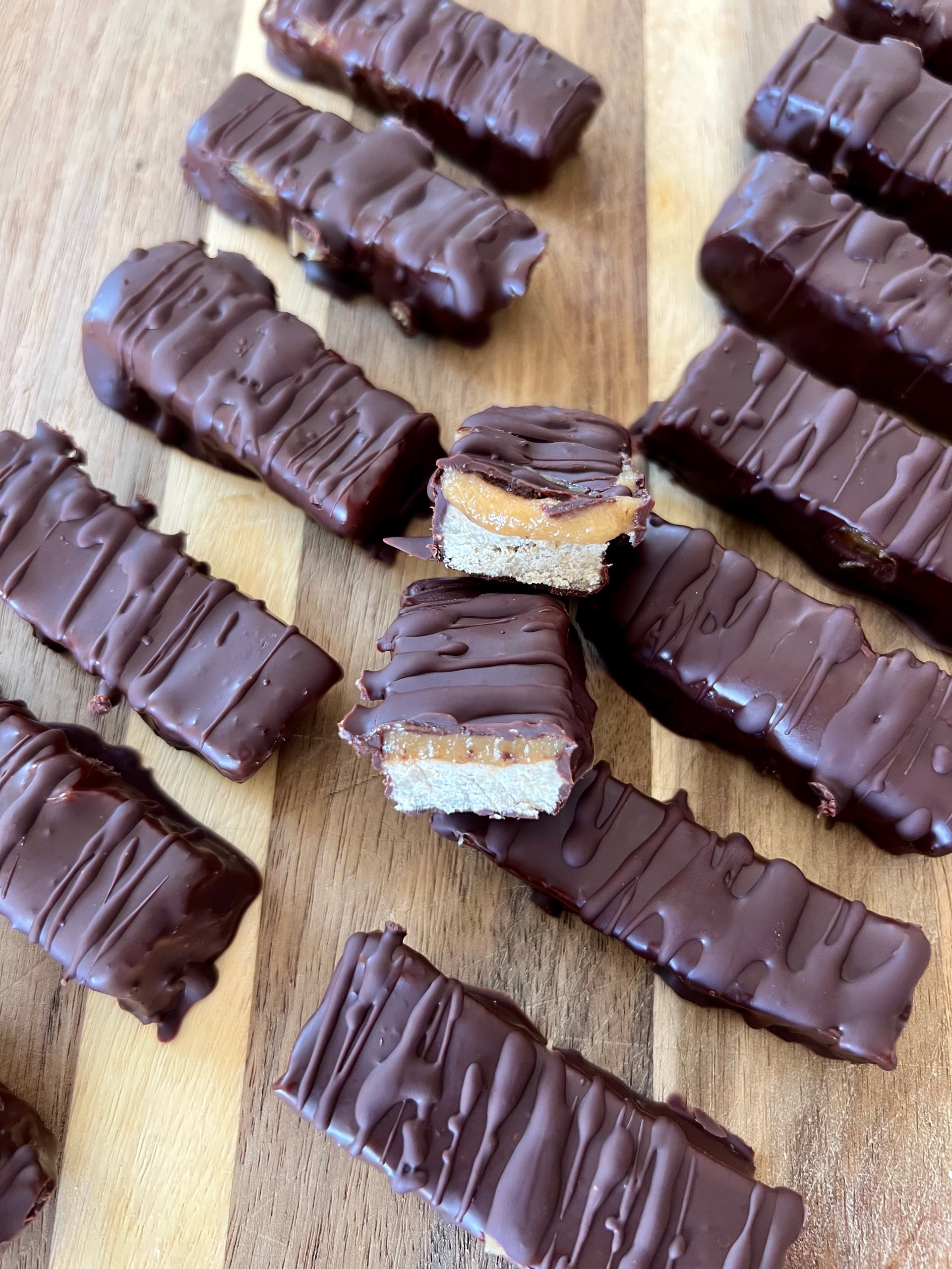 Vegane Twix Bars - Rezeptbild