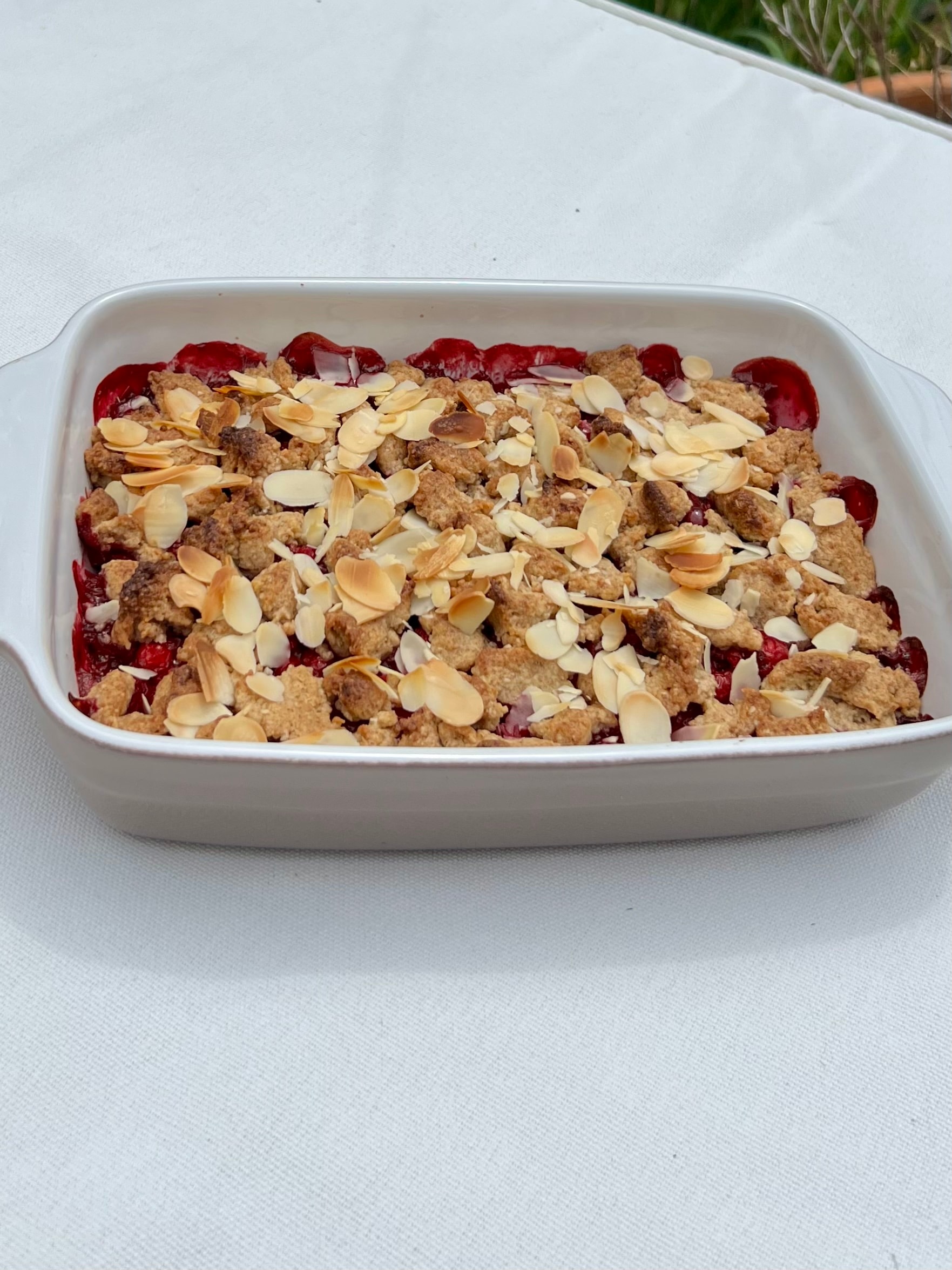 Johannisbeer-Crumble