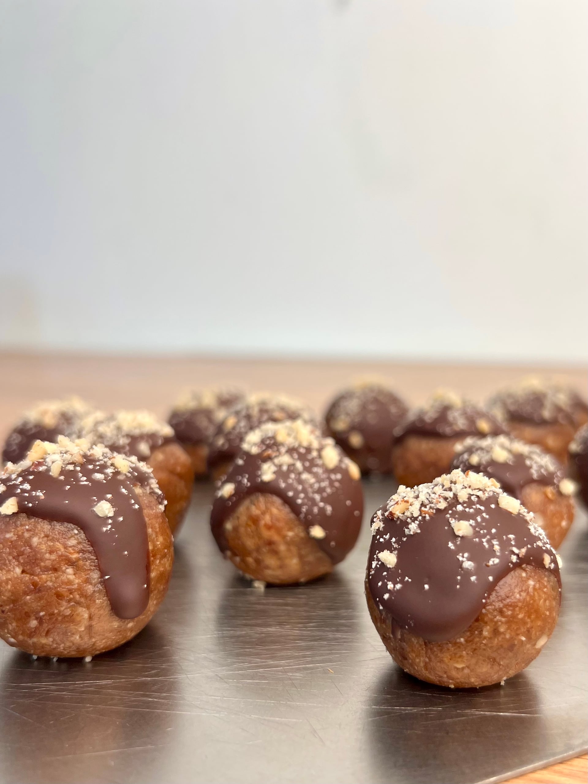 Nougat Lebkuchen Bliss Balls - Rezeptbild