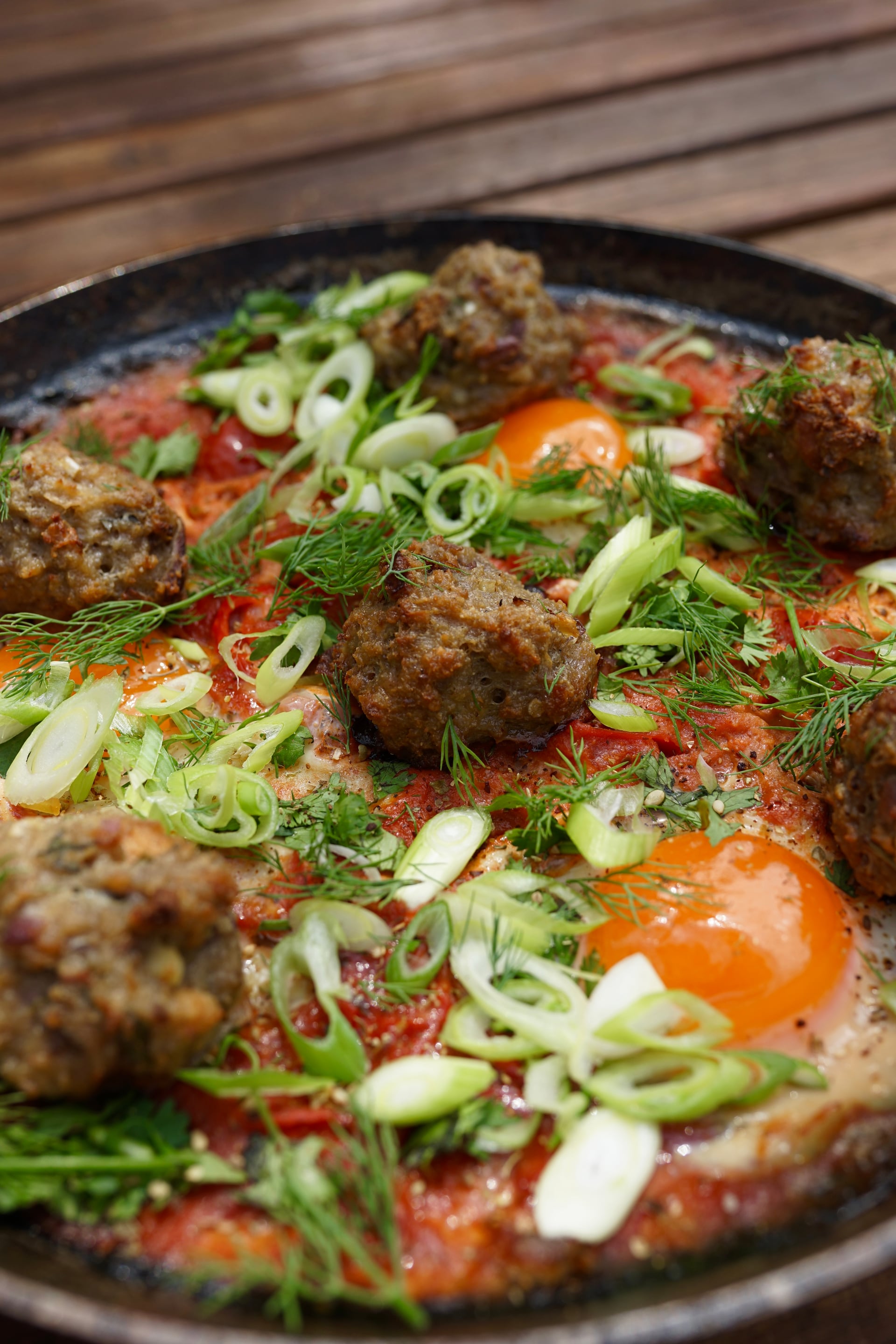 Shakshuka mit Meatballs - Rezeptbild